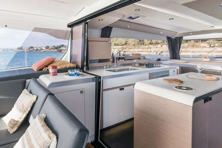 Charter Yacht KEBISIKS - Fountaine Pajot Aura 51 - 5 Cabins - Athens - Mykonos - Paros - Cyclades - Greece