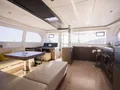BERESHIT Leopard 50 - saloon seating and dining area BERESHIT Leopard 50 - saloon seating and dining area
