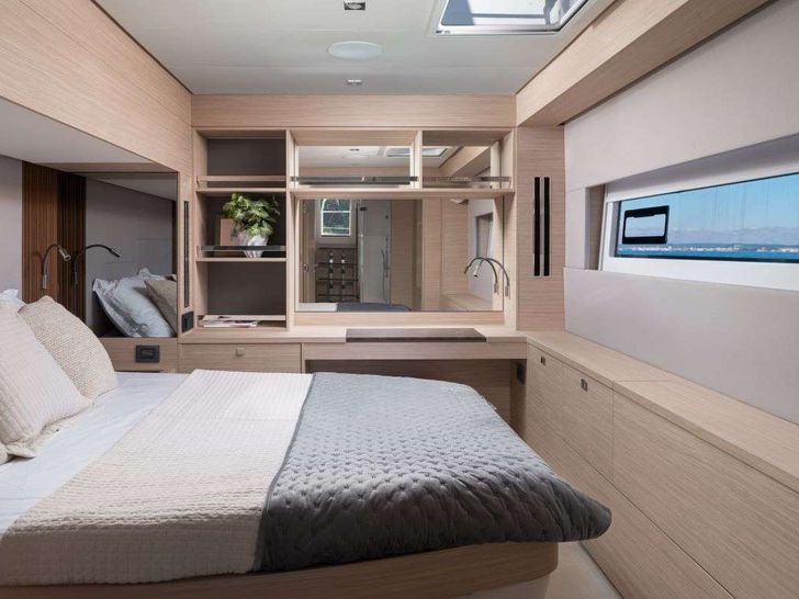 DIAMOND DIVA Lagoon 60 - master cabin DIAMOND DIVA Lagoon 60 - master cabin