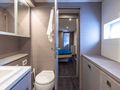 HAPPY PLACE Fountaine Pajot MY6 - Primary Cabin Bathroom HAPPY PLACE Fountaine Pajot MY6 - Primary Cabin Bathroom