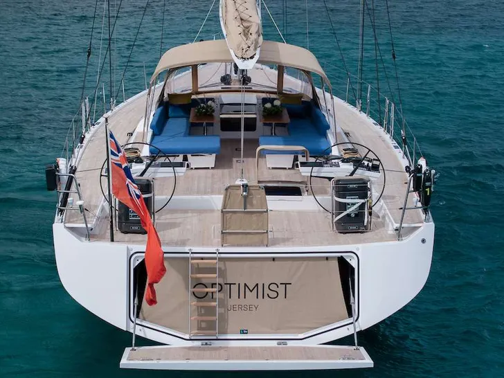 OPTIMIST Swan 78 - aft shot and swim platform OPTIMIST Swan 78 - aft shot and swim platform
