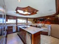 LADY KRISTINA Lazzara 112 - galley with dining LADY KRISTINA Lazzara 112 - galley with dining