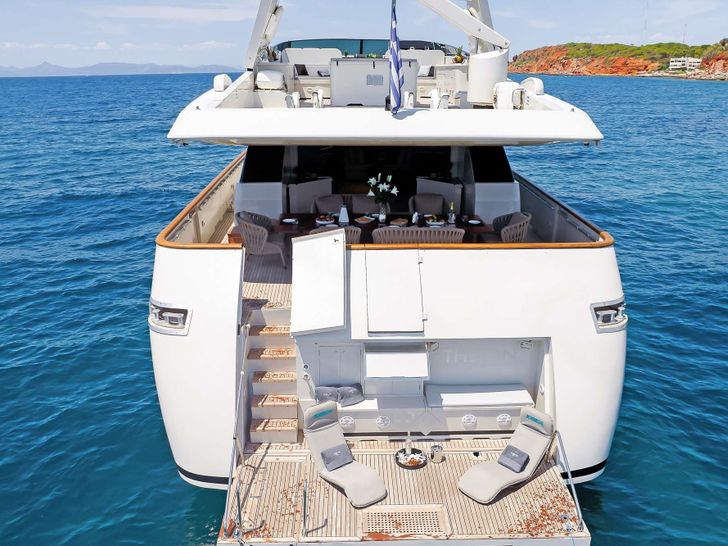 THEION Baglietto 30m - aft shot THEION Baglietto 30m - aft shot