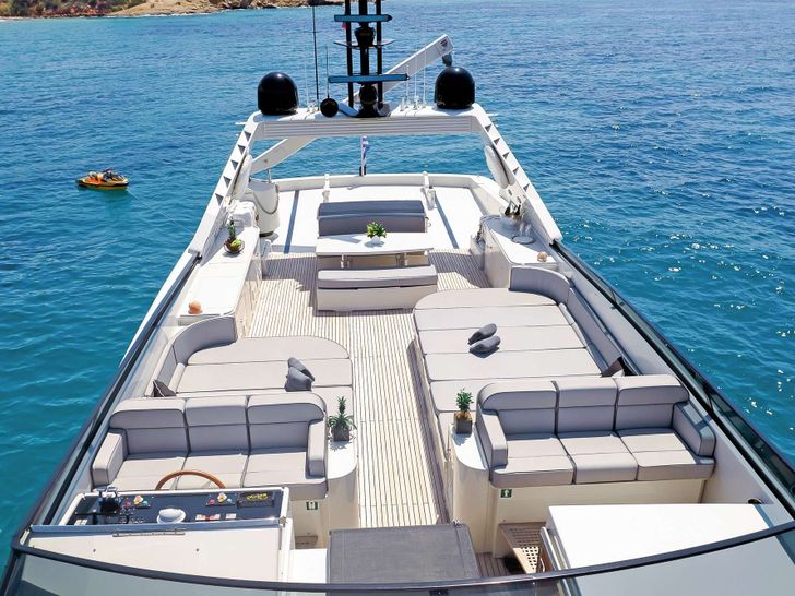 THEION Baglietto 30m - sun deck THEION Baglietto 30m - sun deck