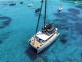 SEABARIT LX Moon Yacht 60 - aerial shot anchored SEABARIT LX Moon Yacht 60 - aerial shot anchored