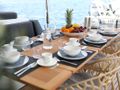 NOMAD Lagoon 55 - alfresco dining set up NOMAD Lagoon 55 - alfresco dining set up