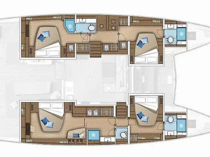 NOMAD Lagoon 55 - layout NOMAD Lagoon 55 - layout