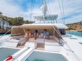 DREAM Lagoon 55 - foredeck lounge covered DREAM Lagoon 55 - foredeck lounge covered