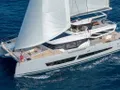 SOL MADININA Fountaine Pajot Thira 80 - sailing in action SOL MADININA Fountaine Pajot Thira 80 - sailing in action