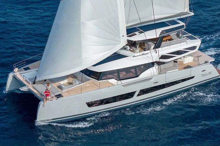 Charter Yacht SOL MADININA - Fountaine Pajot Thira 80 - 5 Cabins - Athens - Mykonos - Paros - Cyclades - Greece