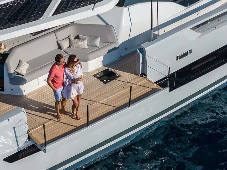SOL MADININA Fountaine Pajot Thira 80 - side balcony SOL MADININA Fountaine Pajot Thira 80 - side balcony