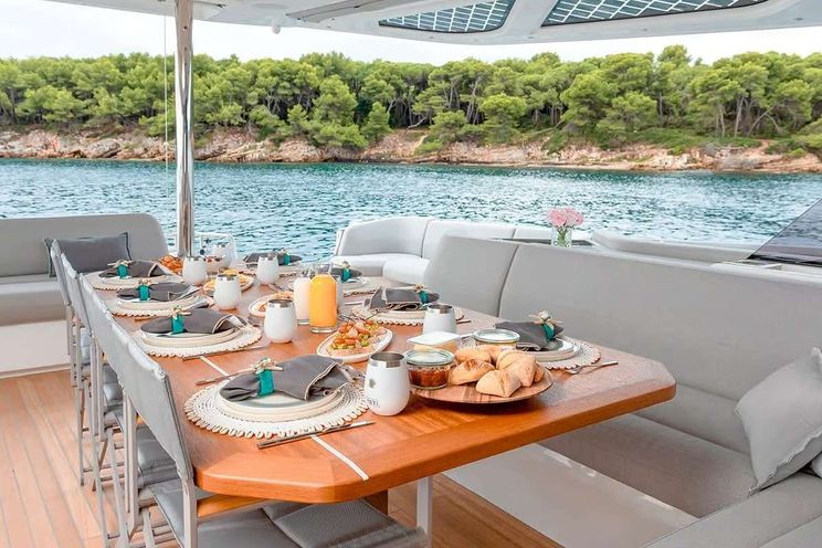 Charter Yacht SOL MADININA - Fountaine Pajot Thira 80 - 5 Cabins - Athens - Mykonos - Paros - Cyclades - Greece