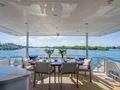 PILOT LOUNGE Horizon E84 - aft deck alfresco dining area PILOT LOUNGE Horizon E84 - aft deck alfresco dining area