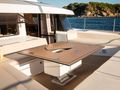 LIL SCORPIO Bali 4.8 - foredeck lounge and table LIL SCORPIO Bali 4.8 - foredeck lounge and table