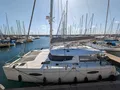 MAHANA Fountaine Pajot Helia 44 - docked side profile MAHANA Fountaine Pajot Helia 44 - docked side profile