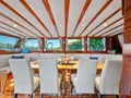ELEGANZA Custom Gulet 27m - indoor dining area ELEGANZA Custom Gulet 27m - indoor dining area
