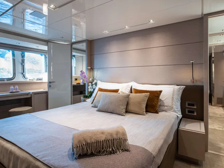 ALEXANDER M Sanlorenzo SL78 - master cabin ALEXANDER M Sanlorenzo SL78 - master cabin