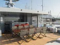 CARMEN Aegean 37m - sundeck bar and dining CARMEN Aegean 37m - sundeck bar and dining