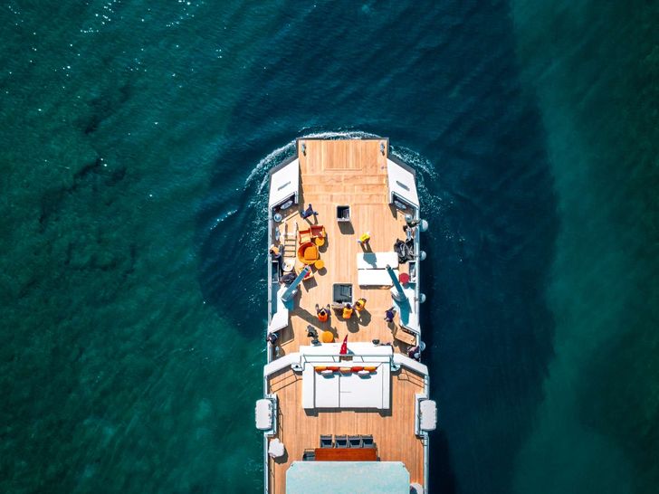 CARMEN Aegean 37m - top aft shot CARMEN Aegean 37m - top aft shot