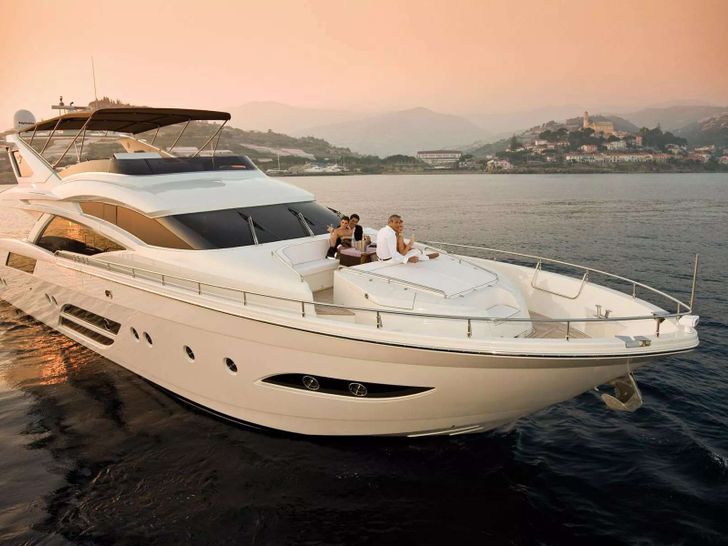 WHY NOT Dominator 78 - bow view WHY NOT Dominator 78 - bow view