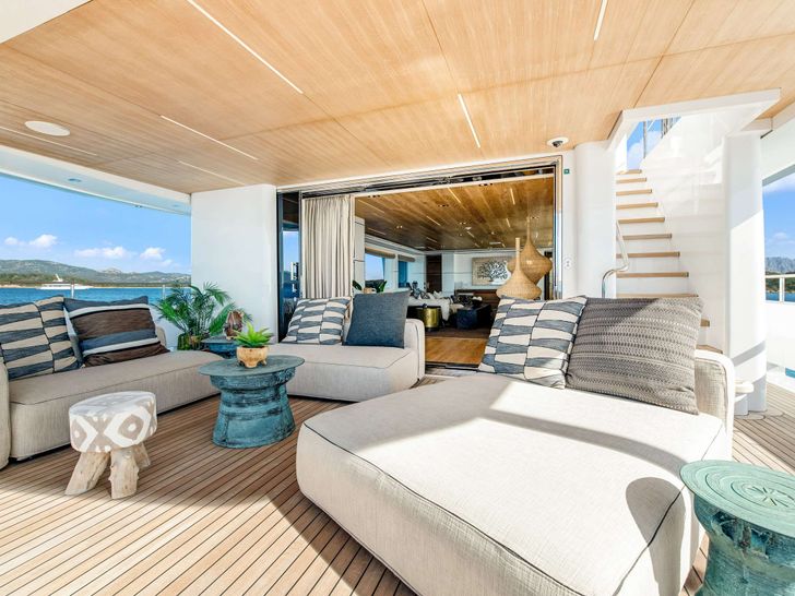 SABAI Cantiere Delle Marche Nauta Air 110 - main aft deck SABAI Cantiere Delle Marche Nauta Air 110 - main aft deck