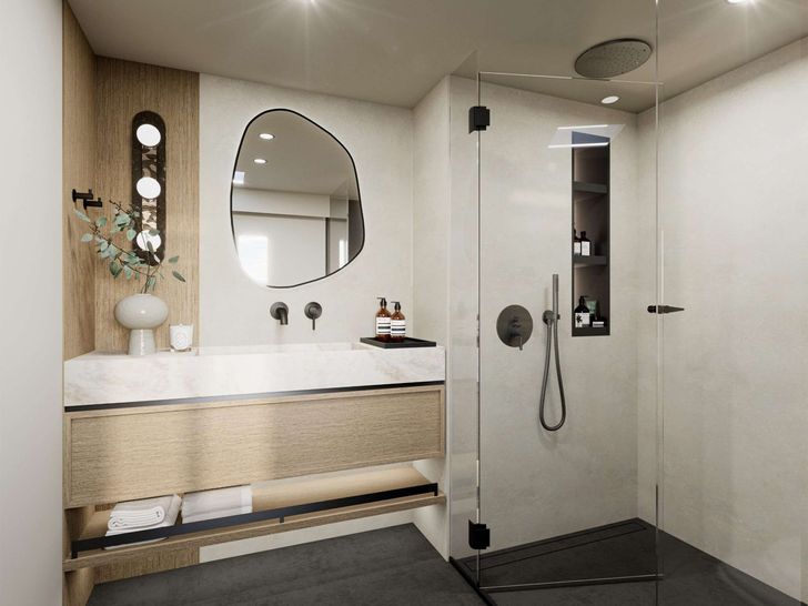 EVERLONG Sunreef 60 - master cabin bathroom EVERLONG Sunreef 60 - master cabin bathroom