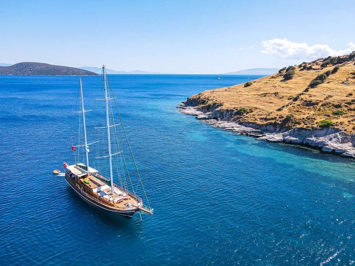 LADY CHRISTA Bodrum Shipyard 36m - profile LADY CHRISTA Bodrum Shipyard 36m - profile