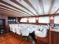LADY CHRISTA Bodrum Shipyard 36m - dining area LADY CHRISTA Bodrum Shipyard 36m - dining area