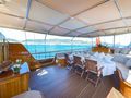 LADY CHRISTA Bodrum Shipyard 36m - upper deck lounge LADY CHRISTA Bodrum Shipyard 36m - upper deck lounge