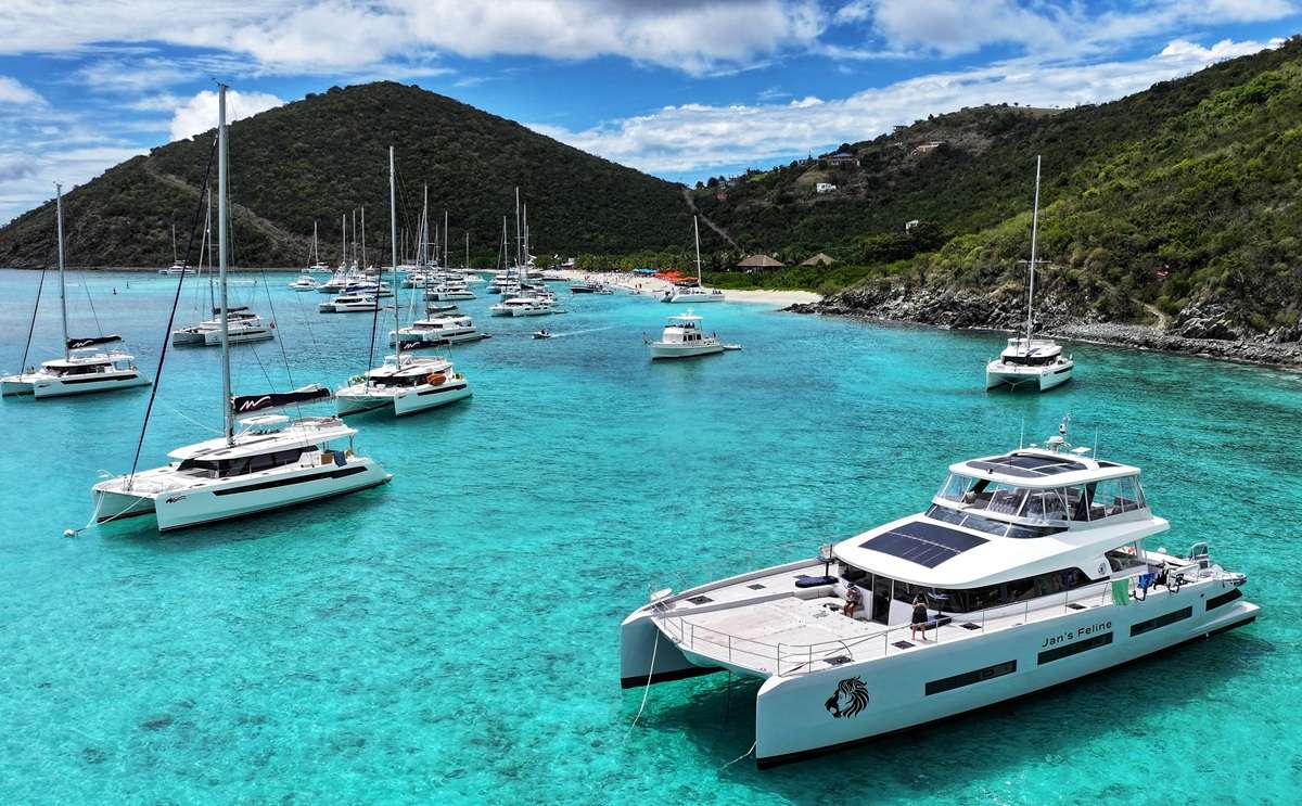 Charter Yacht JANS FELINE - Lagoon Seventy 8 - 4 Cabins - Tortola - Anegada - Virgin Gorda - BVI - Caribbean