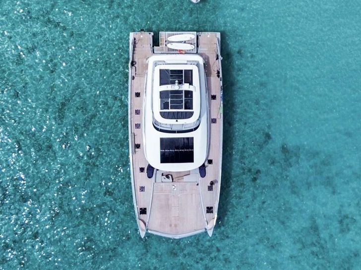 JAN'S FELINE Lagoon Seventy 8 - Aerial Shot JAN'S FELINE Lagoon Seventy 8 - Aerial Shot