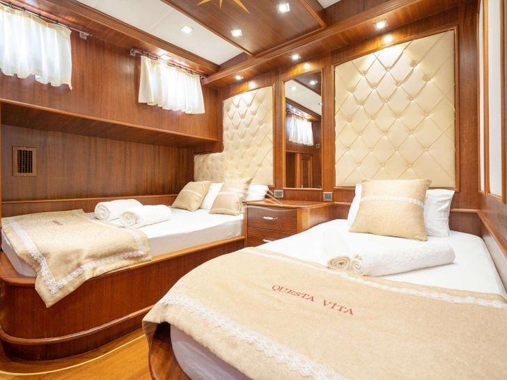 QUESTA VITA Custom Gulet 32m - twin cabin QUESTA VITA Custom Gulet 32m - twin cabin