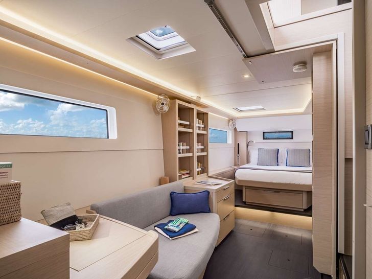 ZALINA Lagoon 46 - master cabin ZALINA Lagoon 46 - master cabin