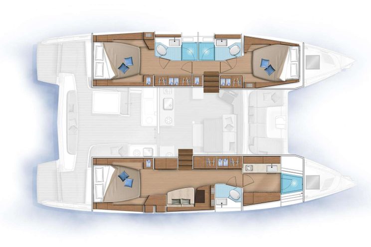 Layout for ZALINA Lagoon 46 - layout