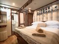 MENDULA Custom Sailing Yacht 41m - master cabin bed MENDULA Custom Sailing Yacht 41m - master cabin bed