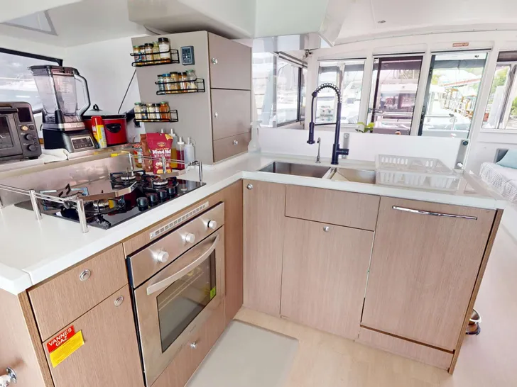 MY MARINA Bali 4.8 - galley up close MY MARINA Bali 4.8 - galley up close