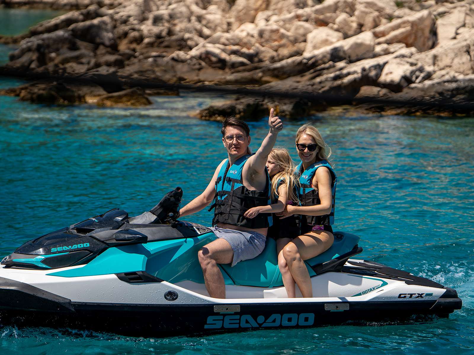 ANIMA MARIS Custom Motor Sailer 49m - jet skiing