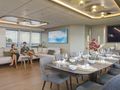ANIMA MARIS Custom Motor Sailer 49m - main saloon and dining area ANIMA MARIS Custom Motor Sailer 49m - main saloon and dining area