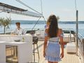 ANIMA MARIS Custom Motor Sailer 49m - sun deck bar ANIMA MARIS Custom Motor Sailer 49m - sun deck bar