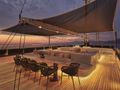 ANIMA MARIS Custom Motor Sailer 49m - sun deck at night ANIMA MARIS Custom Motor Sailer 49m - sun deck at night