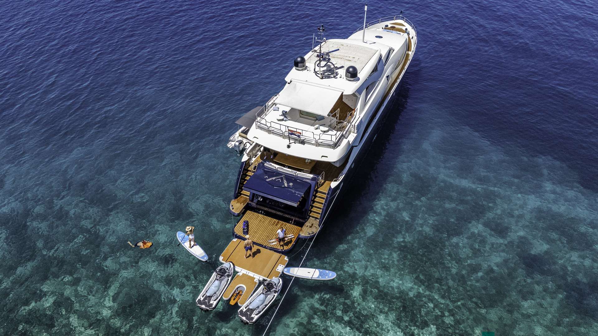 Charter Yacht ARAGO - Sunseeker 34m - 5 Cabins - Trogir - Split - Dubrovnik - Hvar - Croatia - Kotor - Montenegro