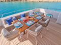 MILGAUSS Admiral 24 - aft deck alfresco dining area MILGAUSS Admiral 24 - aft deck alfresco dining area