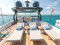 EROS Ferretti Custom Line Navetta 37 - sun deck EROS Ferretti Custom Line Navetta 37 - sun deck