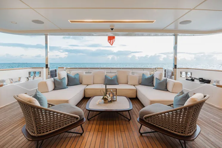 Charter Yacht EROS - Ferretti Custom Line Navetta 37 - 5 Cabins - Nassau - Exumas - Bahamas