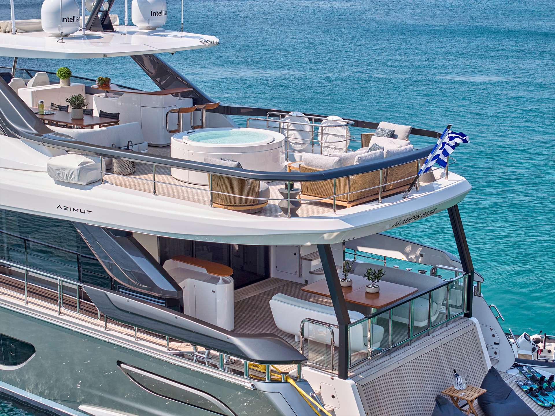 Charter Yacht ALADDIN SANE - Azimut Grande 26m - 5 Cabins - Athens - Mykonos - Paros - Cyclades - Greece