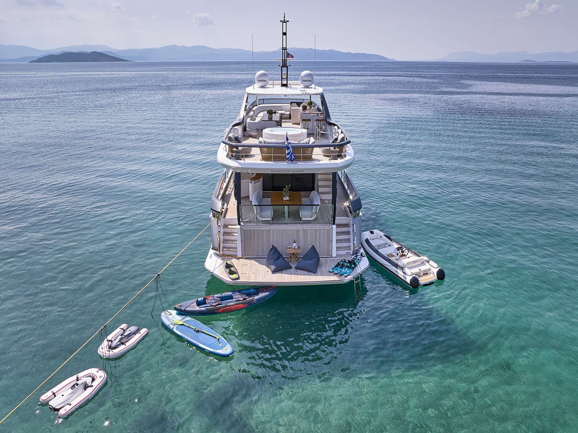 Charter Yacht ALADDIN SANE - Azimut Grande 26m - 5 Cabins - Athens - Mykonos - Paros - Cyclades - Greece