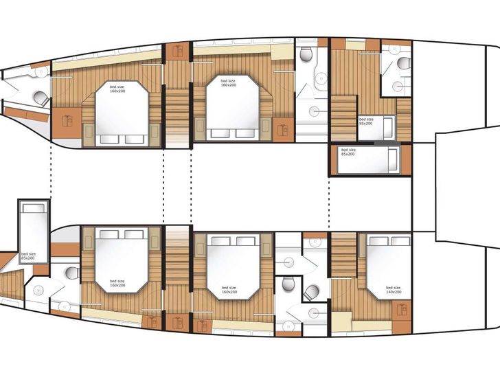 FULL MOON Moon Yacht 60 - layout FULL MOON Moon Yacht 60 - layout