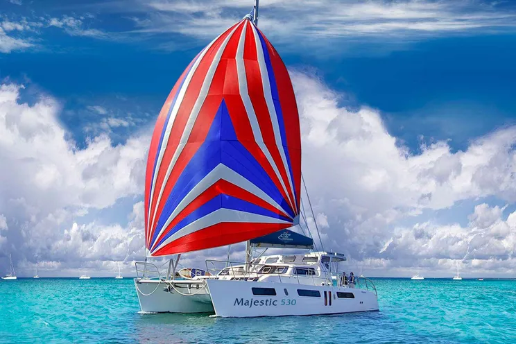Charter Yacht NAUTI MERMAID - Royal Cape Majestic 530 - 3 Cabins - Tortola - Anegada - Virgin Gorda - BVI - Caribbean