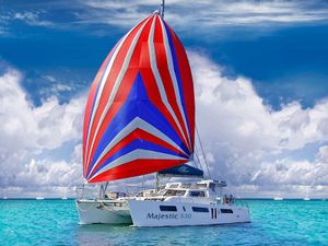 NAUTI MERMAID - Royal Cape Majestic 530 - 3 Cabins - Tortola - Anegada - Virgin Gorda - BVI - Caribbean NAUTI MERMAID - Royal Cape Majestic 530 - 3 Cabins - Tortola - Anegada - Virgin Gorda - BVI - Caribbean
