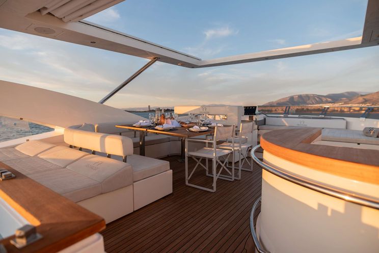 Charter Yacht RED ROSE - Aicon 85 Fly - 4 Cabins - Athens - Mykonos - Paros - Cyclades - Greece